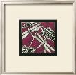 Dragonfly Woodblock In Purple I by Chariklia Zarris Limited Edition Print