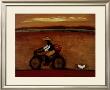 Man On Bicycle by Karen Bezuidenhout Limited Edition Print