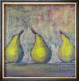 Three Pears by Tiffany Durling Limited Edition Print