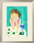 Soda Pop And A Girl In A Turquoise Afternoon by Hiromi Taguchi Limited Edition Print