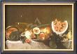 Still Life With Fruit And Carafe by Pensionante Del Saraceni Limited Edition Print