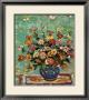 Flowers In A Blue Vase by Maurice Brazil Prendergast Limited Edition Print
