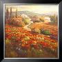 Red Poppy Hill by Roberto Lombardi Limited Edition Pricing Art Print