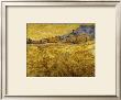 Wheat Field With Reaper And Sun by Vincent Van Gogh Limited Edition Print