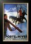 Sports D'hiver, 1929 by Roger Broders Limited Edition Print