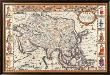 Antique Map, Asia, 1626 by John Speed Limited Edition Print