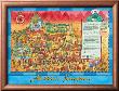 Map Of Alladin's Kingdom by Peter Joyce Limited Edition Print