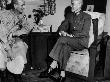 Us Army Lieutenant General Jonathan Wainwright Chatting Amiably With General Chiang Kai-Shek by Jack Wilkes Limited Edition Print