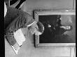 Man Studying Musical Scroe In Music Section Of The New York Public Library by Alfred Eisenstaedt Limited Edition Print