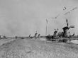 Windmills Along The Canals Near Rotterdam by William Vandivert Limited Edition Print