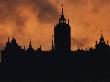 Silhouette Of The Palace Tre Kronor, Stockholm by Hans Hammarskiold Limited Edition Print