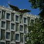 American Embassy, Grosvenor Square, London, 1960, Exterior With Gilded Aluminium Eagle Sculpture by Mark Fiennes Limited Edition Print