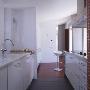 Casa Muntaner, Igualada, White Narrow Galley Kitchen, Architect: Xavier Claramunt by Eugeni Pons Limited Edition Print