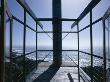 Sonoma House, Stewarts Point, California, 1990 - 1992, Terrace Above Kitchen Seating Area by Alan Weintraub Limited Edition Print