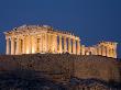 The Acropolis, Athens, The Parthenon At Dusk, Built Between 447 And 438 Bc by Colin Dixon Limited Edition Print