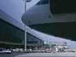 Kansai Airport, Osaka, Exterior With Airplane In Fore, Architect: Renzo Piano Building Workshop by John Edward Linden Limited Edition Print