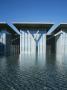 The Museum Of Modern Art, Fort Worth, Texas, Exterior Y-Structure With Water, Architect: Tadao Ando by John Edward Linden Limited Edition Print