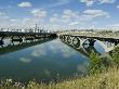 Bridge Over Missouri River, Great Falls, Montana, Usa by Natalie Tepper Limited Edition Print