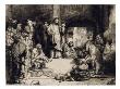 Jesus-Christ Prechant Ou La Petite Tombe by Rembrandt Van Rijn Limited Edition Print