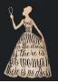Script Dress by Lisa Vincent Limited Edition Pricing Art Print