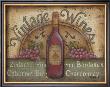 Vintage Wines by Kim Lewis Limited Edition Pricing Art Print
