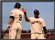 Texas Rangers V San Francisco Giants, Game 1: Edgar Renteria, Pat Burrell by Ezra Shaw Limited Edition Print