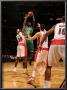 Boston Celtics V Toronto Raptors: Kevin Garnett And Reggie Evans by Ron Turenne Limited Edition Print