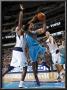 New Orleans Hornets V Dallas Mavericks: David West And Brendan Haywood by Layne Murdoch Limited Edition Print