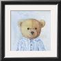 Bear With Blue Striped Shirt by Catherine Becquer Limited Edition Print