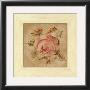 Pale Pink Rose On Antique Linen by Cheri Blum Limited Edition Pricing Art Print