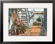 Blue Stair And Begonias, 1987 by John Atwater Limited Edition Pricing Art Print