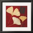 Crimson Ginkgo by Booker Morey Limited Edition Print