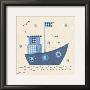 Patchwork Boat by Jane Doyle Limited Edition Print
