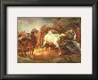 Fighting Horses by Theodore Gericault Limited Edition Pricing Art Print