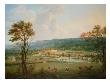 A View Of Chatsworth, Derbyshire, From The South West C.1743-44 by Thomas Of Derby Smith Limited Edition Print