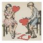 Making Valentines Together by Kate Seredy Limited Edition Pricing Art Print
