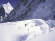 Khumbu Ice Fall And Mount Khumbutse, Nepal by Michael Brown Limited Edition Print