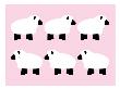 Pink Sheep Family by Avalisa Limited Edition Print
