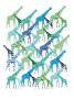 Cool Giraffe Pattern by Avalisa Limited Edition Print