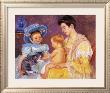 Children Playing With A Cat by Mary Cassatt Limited Edition Print