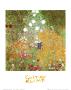 Giardino Fiorito (Gold Foil Text) by Gustav Klimt Limited Edition Print
