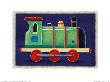 Green Steam Train by Simon Hart Limited Edition Print