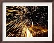 A Palestinian Boy Plays With A Homemade Sparkler by Muhammed Muheisen Limited Edition Print