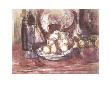 Apples, Bottle, And Chair Back by Paul Cezanne Limited Edition Print