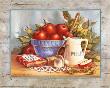 Cookbook And Apples by Peggy Thatch Sibley Limited Edition Print