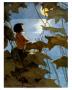Water Baby And The Moon by Jessie Willcox-Smith Limited Edition Pricing Art Print