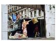 Bergdorf With Flags by Tom Blackwell Limited Edition Print