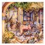 Orange Tree Courtyard by Kim Jacobs Limited Edition Print