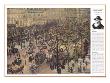 The Impressionists - Camille Pissarro - Boulevard Des Italiens by Camille Pissarro Limited Edition Pricing Art Print