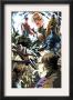 Dark Reign: Young Avengers #1 Group: Hawkeye, Patriot, Speed, Hulkling, Wiccan, Stature And Vision by Mark Brooks Limited Edition Print